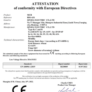 Qinjia-BV-CE-Certificate