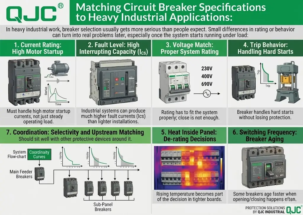 Matching Circuit Breaker Specifications to Heavy Industrial Applications