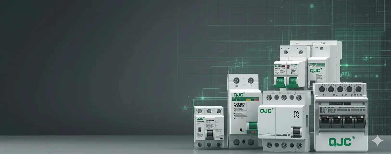Green and black circuit breaker
