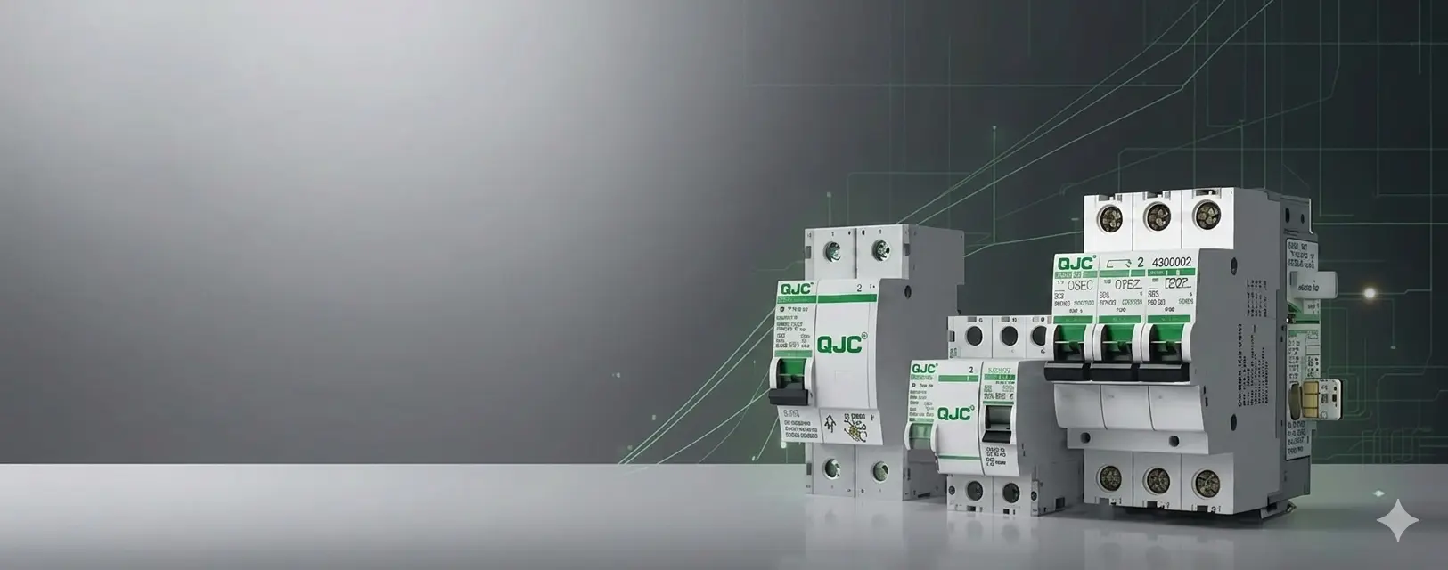 Green and black circuit breaker