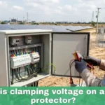 What is clamping voltage on a surge protector
