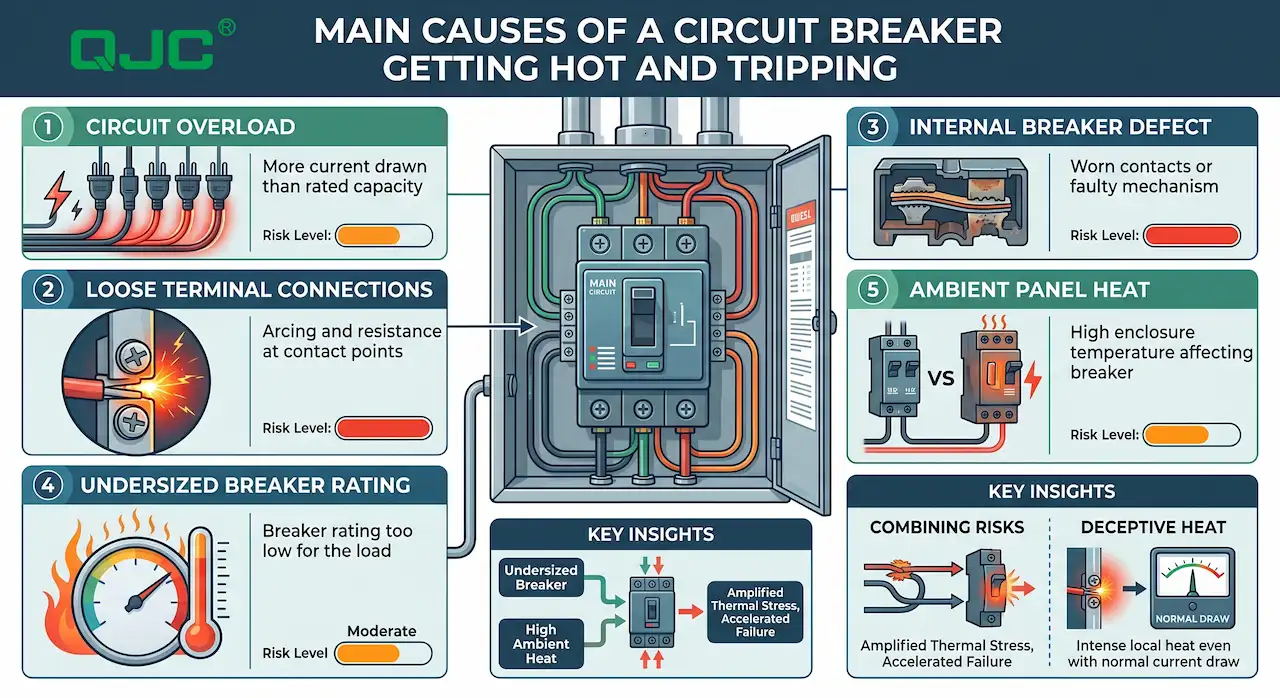 Main Causes of a Circuit Breaker Getting Hot and Tripping